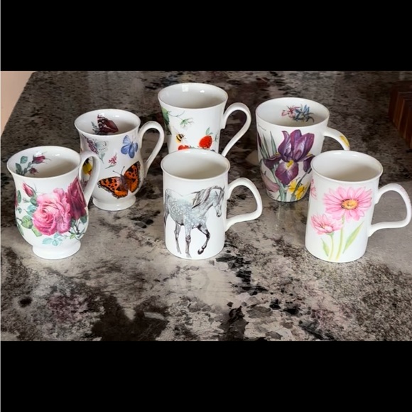 Bed Bath & Beyond Other - Roy Kirkham Set of Six Bone China Mugs
